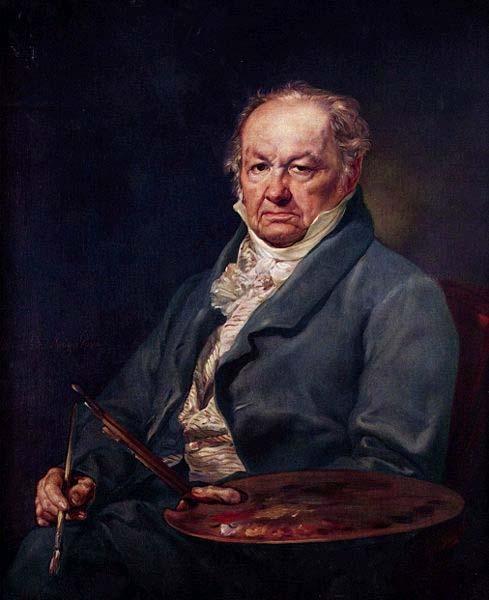 Vicente Lopez y Portana Portrat des Francisco de Goya oil painting image
